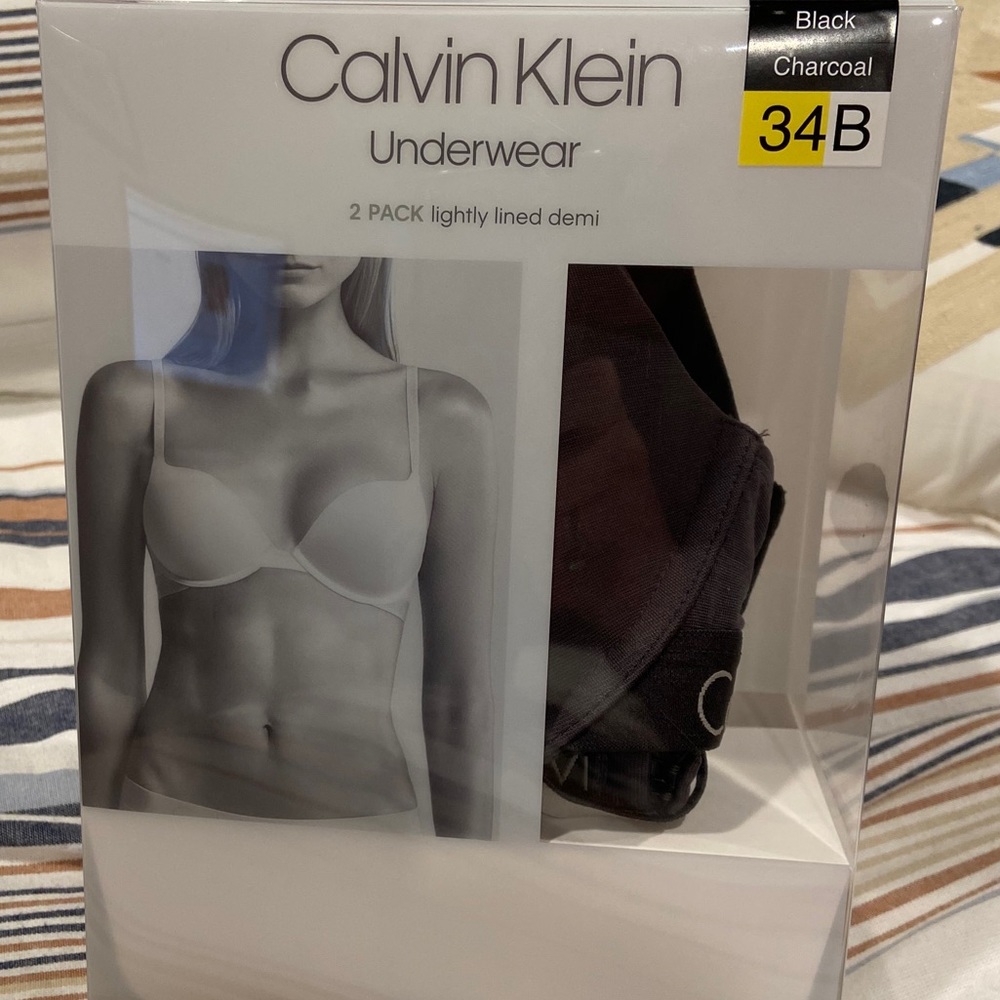 New Calvin Klein 34b Demi Bra set